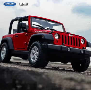 WELLY 1:24 DIECAST 2007 RUBICON WRANGLER JEEP MODEL